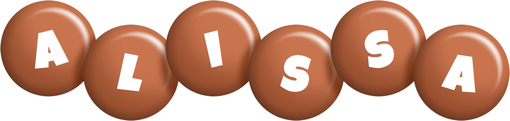 Alissa candy-brown logo