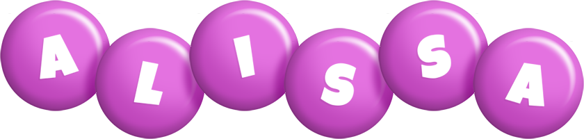 Alissa candy-purple logo