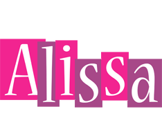 Alissa whine logo