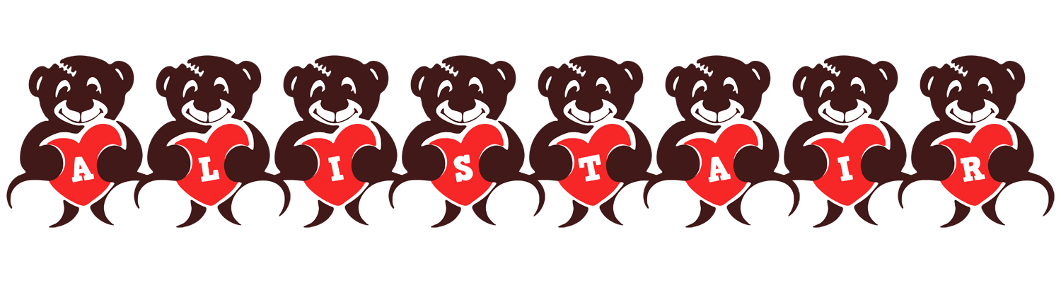 Alistair bear logo
