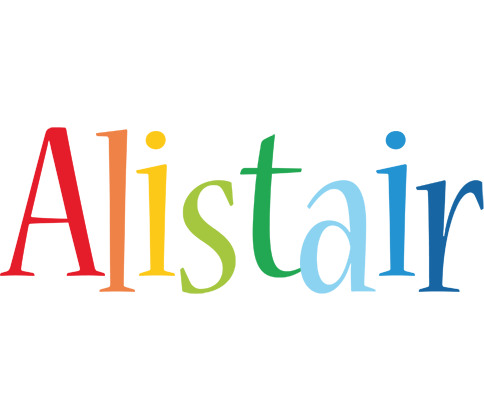 Alistair birthday logo