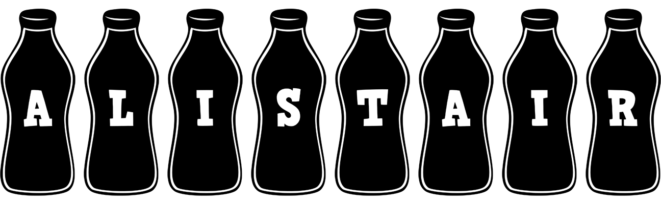 Alistair bottle logo