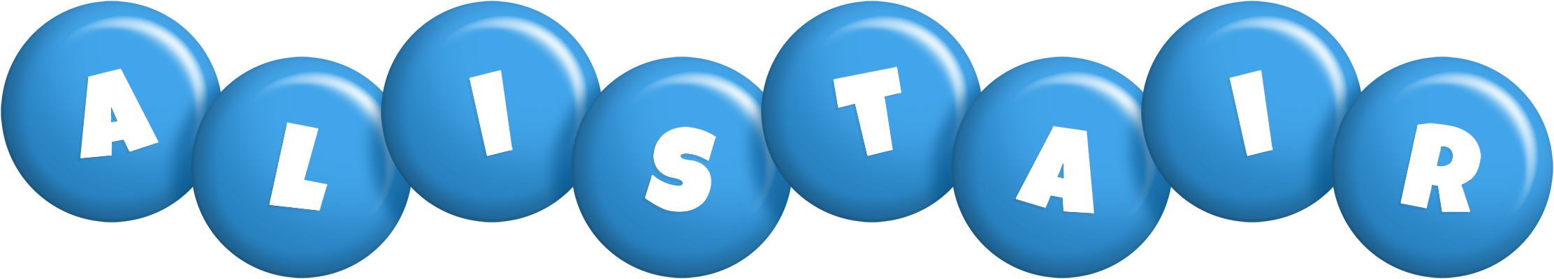 Alistair candy-blue logo