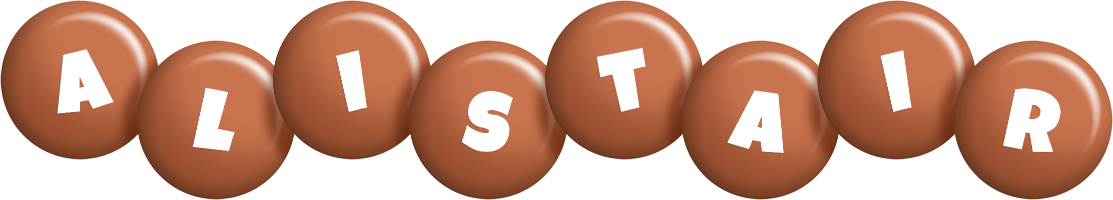 Alistair candy-brown logo