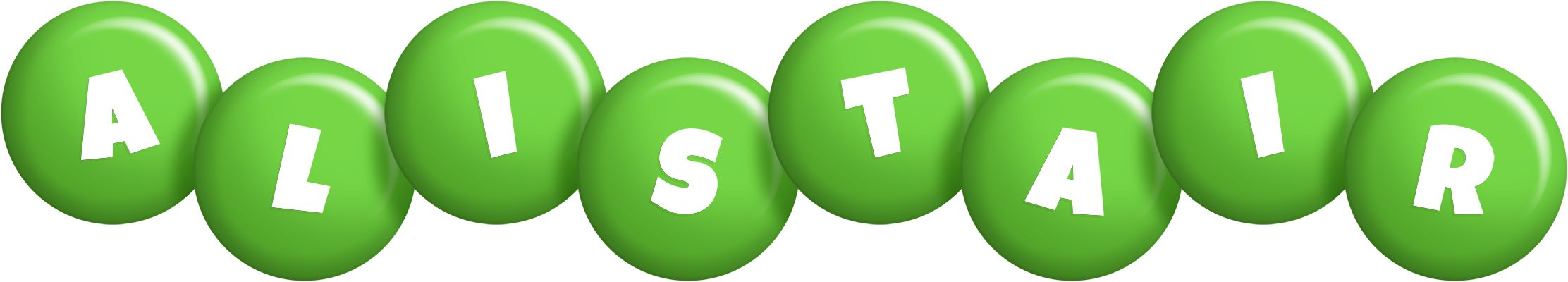 Alistair candy-green logo