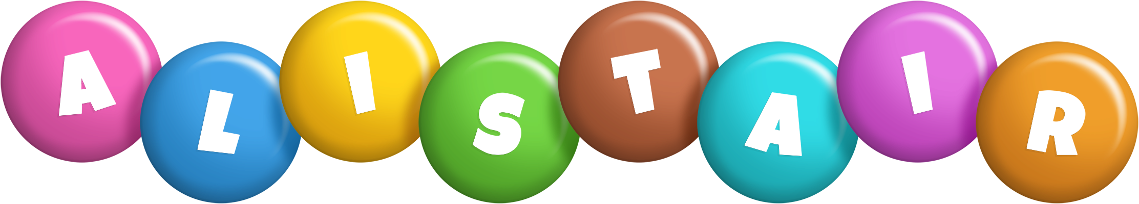 Alistair candy logo
