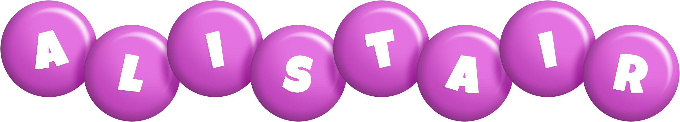 Alistair candy-purple logo