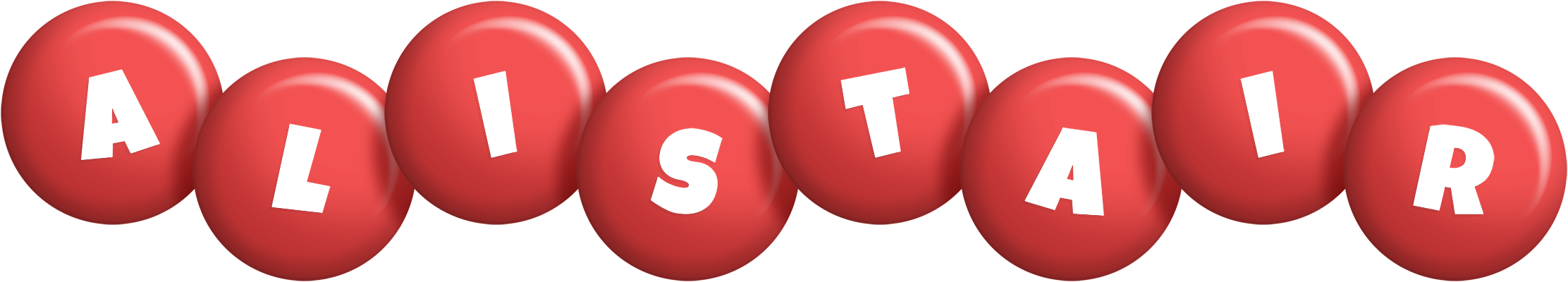 Alistair candy-red logo