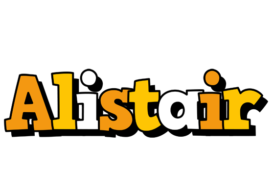 Alistair cartoon logo