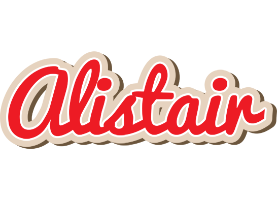 Alistair chocolate logo
