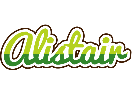 Alistair golfing logo