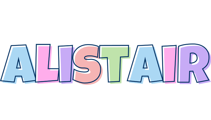 Alistair pastel logo