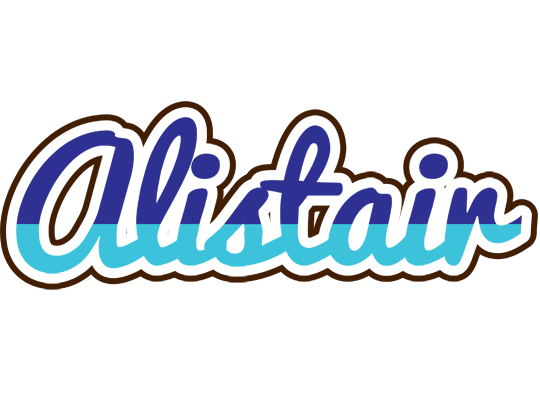 Alistair raining logo