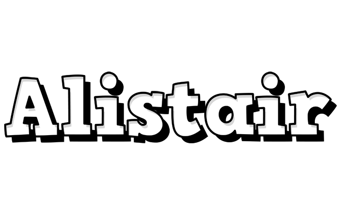 Alistair snowing logo