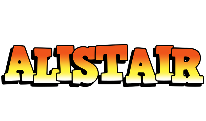 Alistair sunset logo