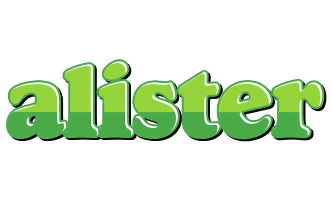 Alister apple logo