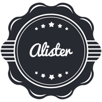 Alister badge logo