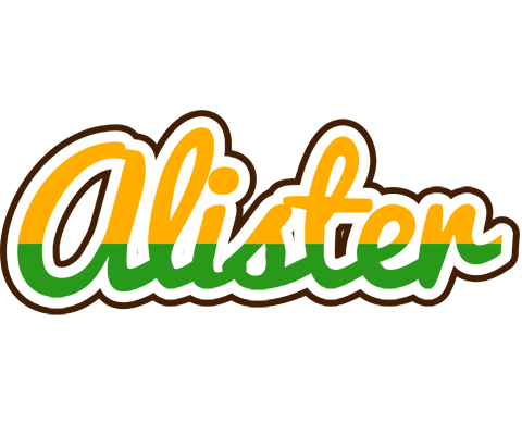 Alister banana logo
