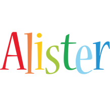 Alister birthday logo