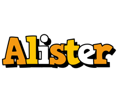 Alister cartoon logo