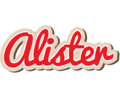 Alister chocolate logo