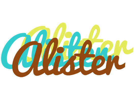 Alister cupcake logo