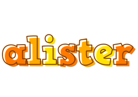 Alister desert logo