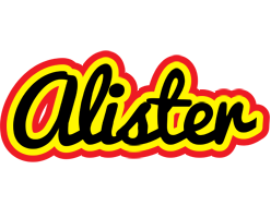 Alister flaming logo