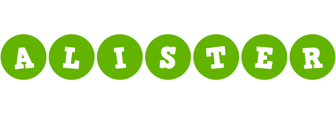 Alister games logo