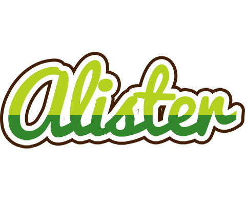 Alister golfing logo