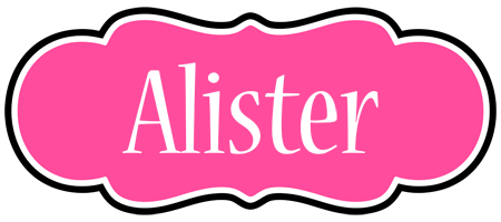 Alister invitation logo