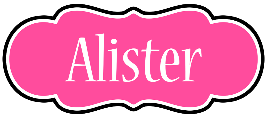 Alister invitation logo