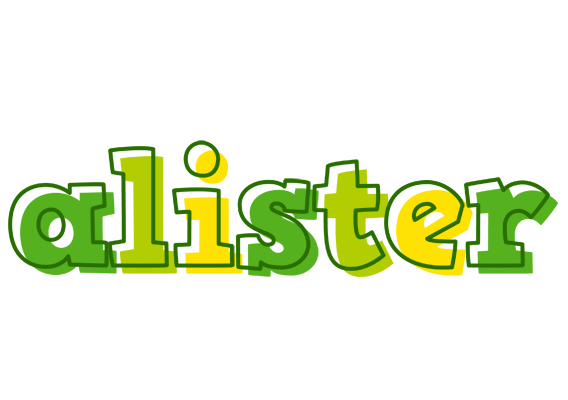 Alister juice logo