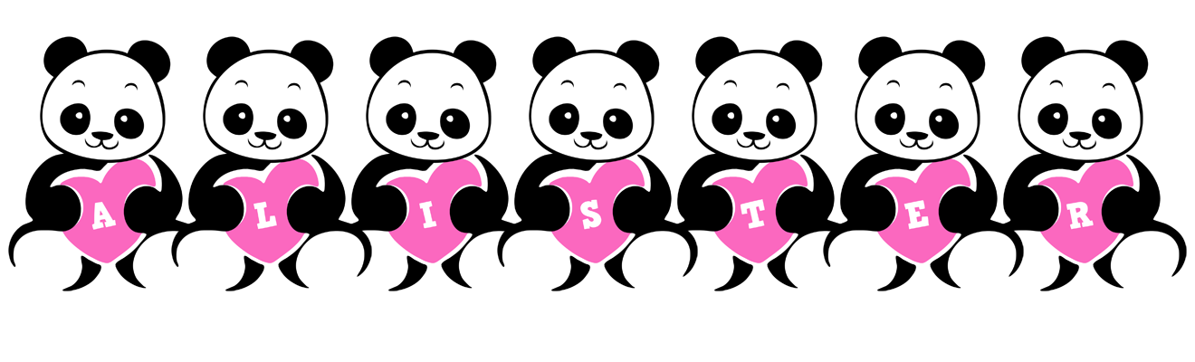 Alister love-panda logo