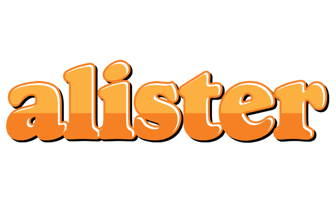 Alister orange logo
