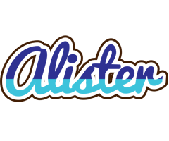 Alister raining logo