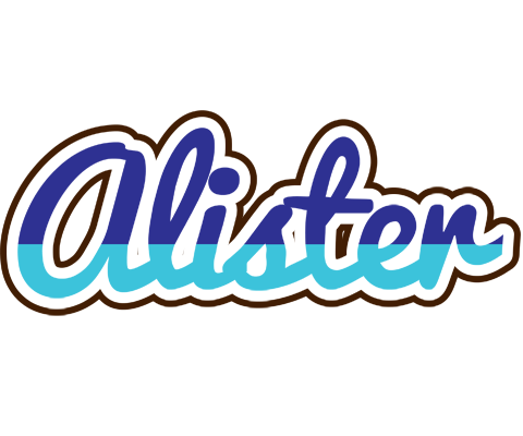 Alister raining logo