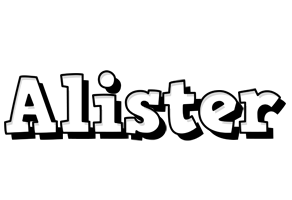 Alister snowing logo