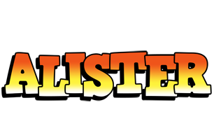 Alister sunset logo