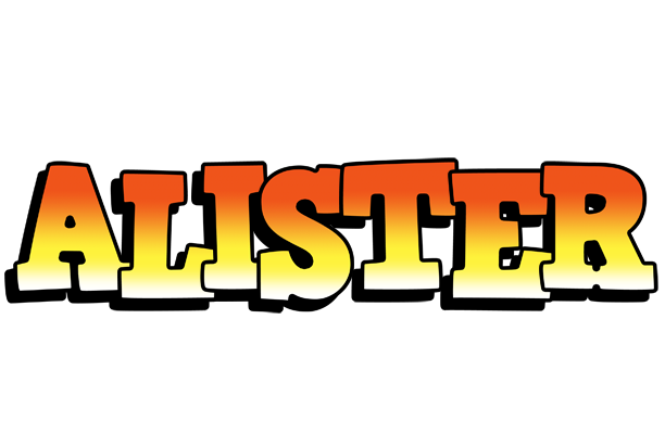 Alister sunset logo