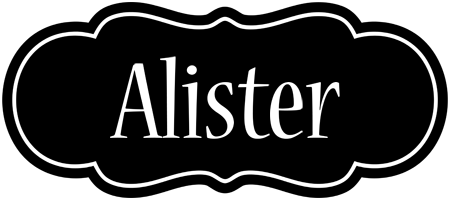 Alister welcome logo