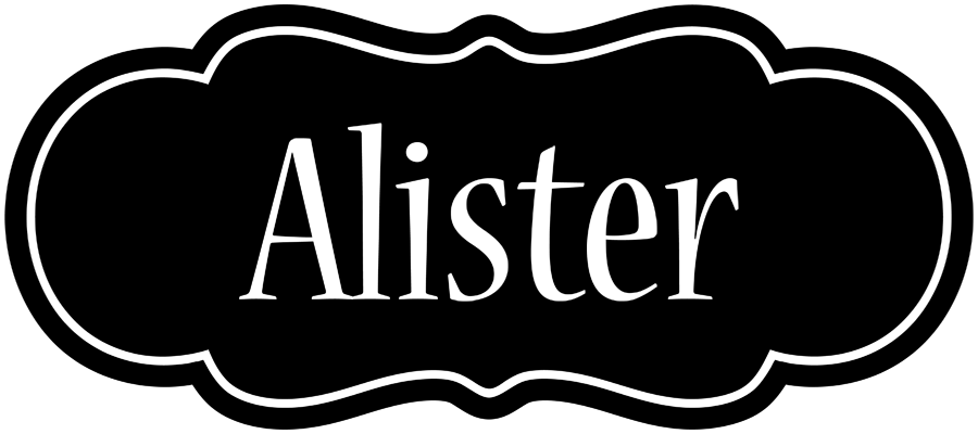 Alister welcome logo