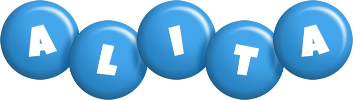 Alita candy-blue logo