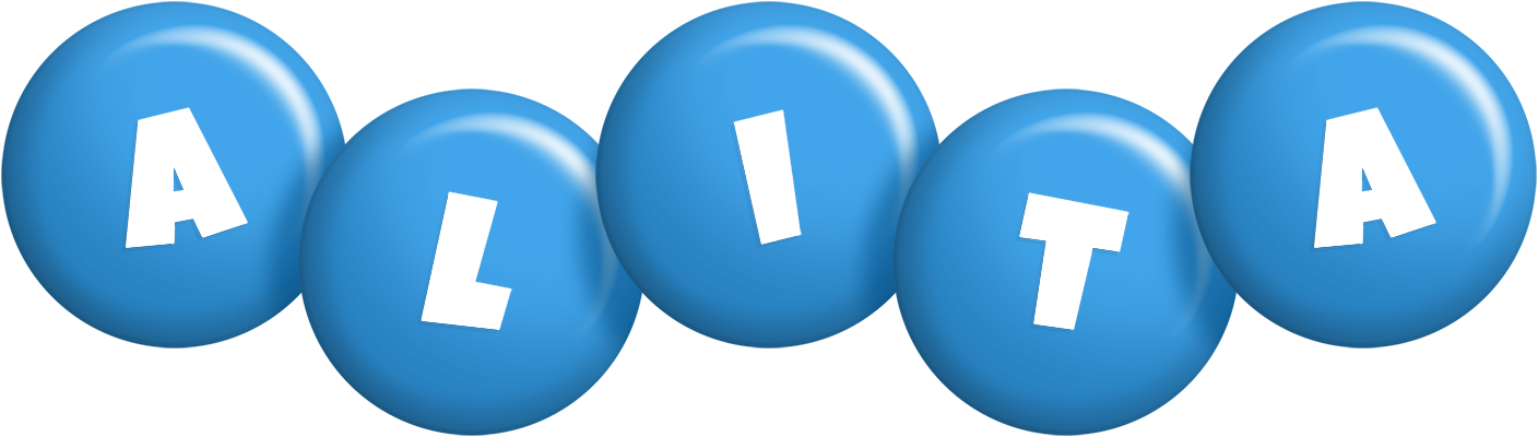 Alita candy-blue logo