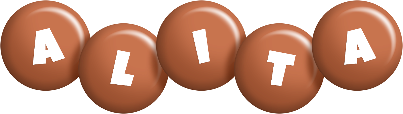 Alita candy-brown logo