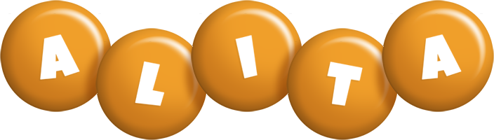 Alita candy-orange logo