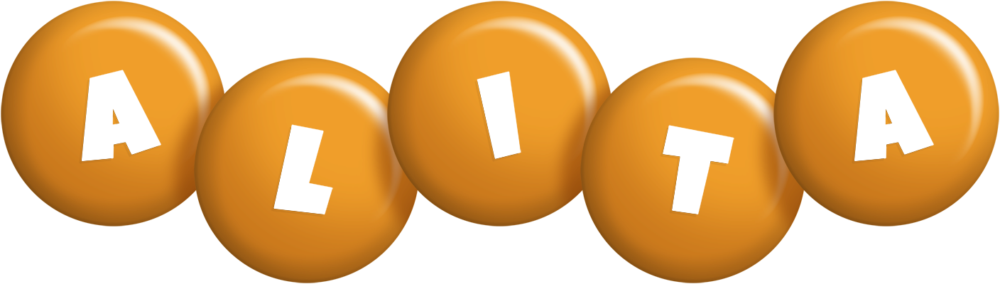 Alita candy-orange logo