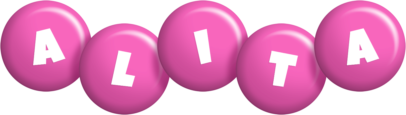 Alita candy-pink logo
