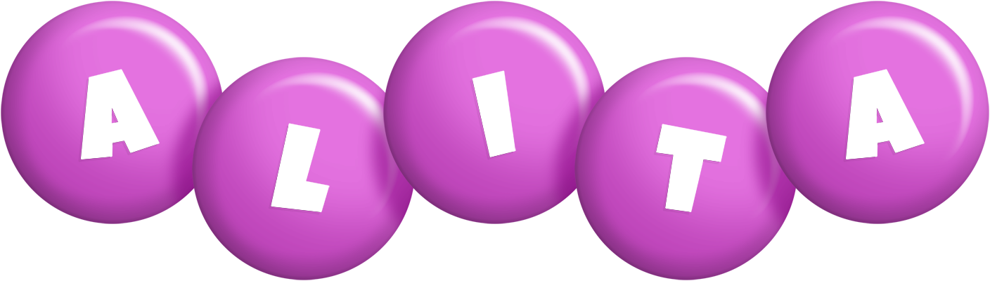 Alita candy-purple logo