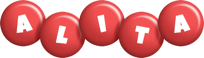Alita candy-red logo
